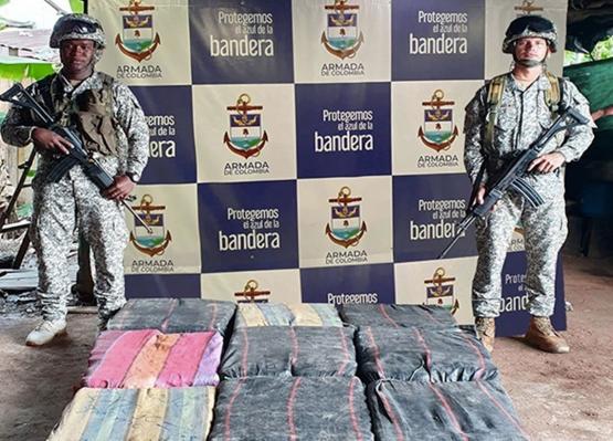 Hallados más de 190 kilogramos de alcaloide en el río Putumayo