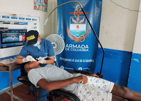 Salud y bienestar llegan a  Santa Cruz del Islote gracias a la Armada de Colombia