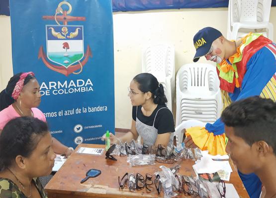 Armada Nacional comprometida con la salud y el bienestar de las comunidades vulnerables de Bolívar