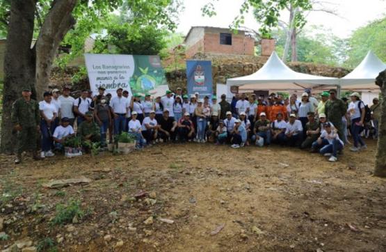 Armada de Colombia participó en sembratón de árboles para reverdecer el departamento de Sucre