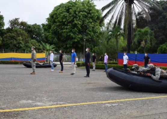 12 Infantes de Marina finalizan su servicio militar en Turbo, Antioquia