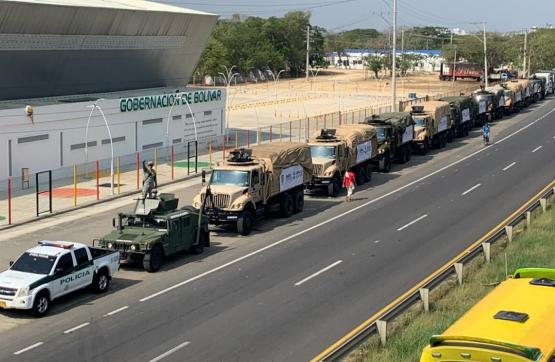 Armada y Gobernación de Bolívar llevarán cerca de 200 toneladas de ayudas humanitarias 