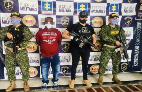Armada de Colombia y Fiscalía capturan integrante de una banda de delincuencia común en Sincelejo