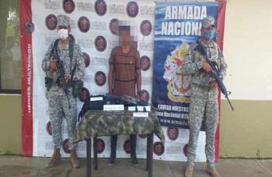 Integrante del Clan del Golfo se entrega voluntariamente a la Fuerza Pública en Antioquia