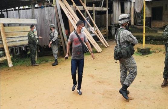 Armada de Colombia despliega tropas en zona rural de Bahía Solano, Chocó