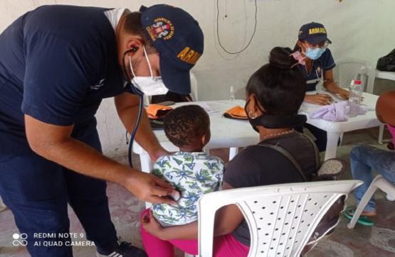 Jornada de salud y bienestar benefició a 480 personas en San Estanislao de Kostka, Bolívar 