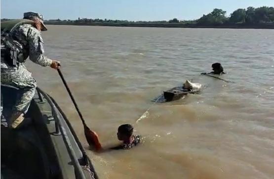 Rescatadas dos personas tras sufrir accidente en aguas del río Guaviare 