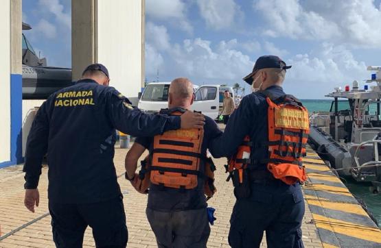 Armada de Colombia realizó evacuación médica a un adulto mayor en San Andrés 