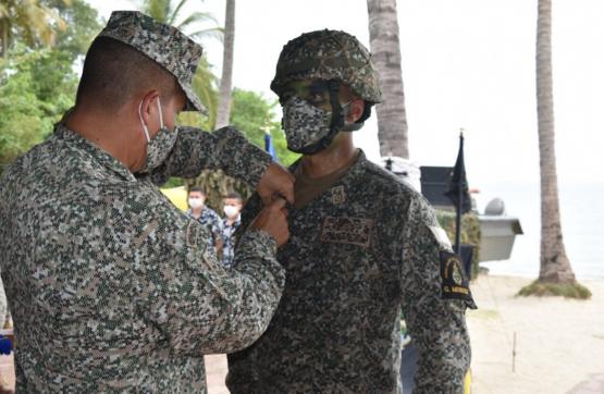 Armada de Colombia clausuró Curso Básico de Combate en Coveñas, Sucre