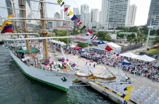 Embajador Flotante de Colombia inicia segundo crucero de instrucción y entrenamiento del año 2023
