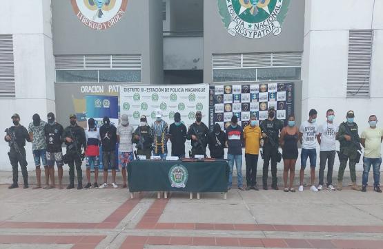 Armada de Colombia captura 15 presuntos integrantes del frente ‘Luis José Solano Sepúlveda’ del GAO Eln 