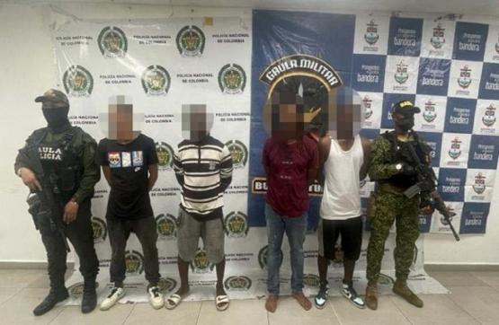 Fuerza Pública captura cuatro presuntos secuestradores en Buenaventura