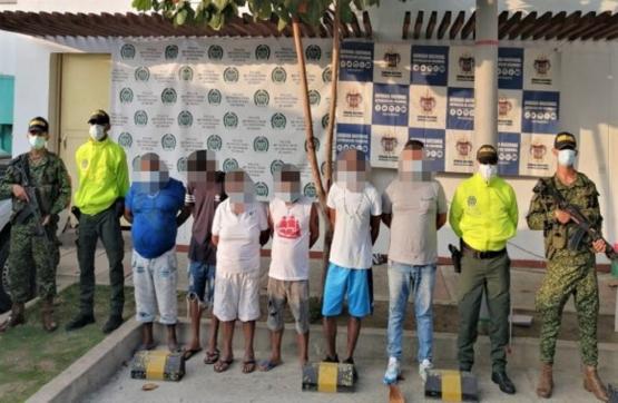 Capturados seis integrantes del grupo de delincuencia común organizada San Pantaleón