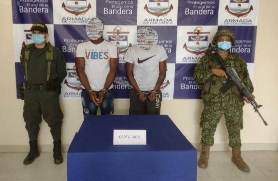 Capturados tres presuntos integrantes del GAO Clan del Golfo en el Litoral Pacífico colombiano