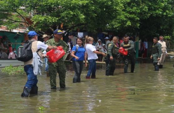 Armada de Colombia comprometida con el bienestar de los habitantes de La Mojana sucreña