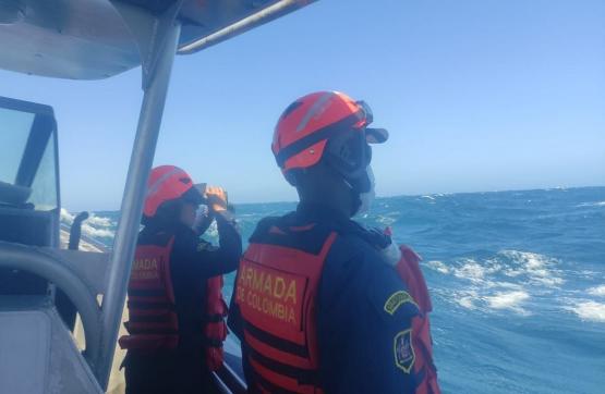Armada de Colombia continúa búsqueda de pescador desaparecido en Santa Marta