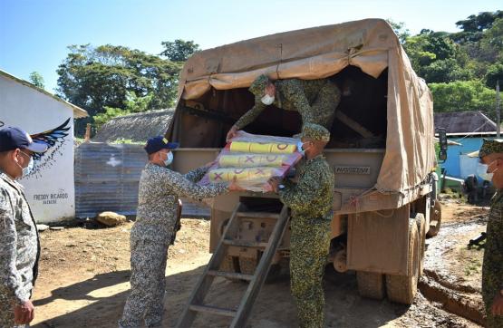 Armada de Colombia entrega un nuevo espacio de recreación en corregimiento de Chengue, Sucre