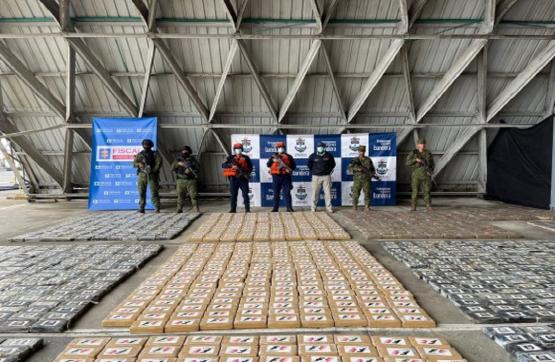 Armada de Colombia evita el consumo de más de cinco millones de dosis de clorhidrato de cocaína