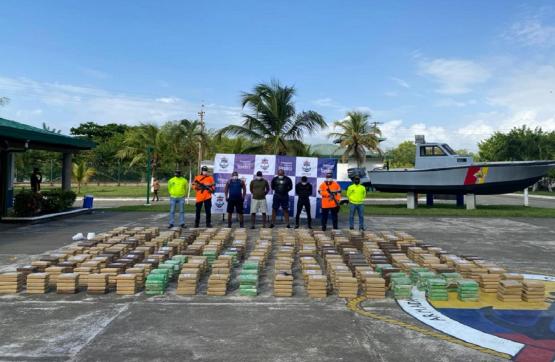 Fuerza Naval del Caribe ha incautado 150 toneladas de cocaína en el 2021: la mayor cifra reportada desde su creación 