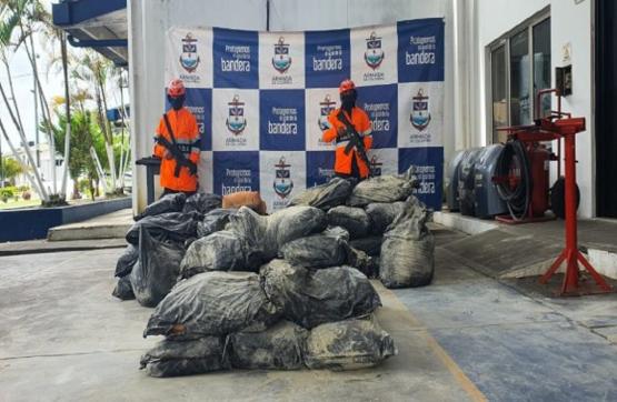 Incautadas más de dos toneladas de cemento que serían empleadas para procesamiento de cocaína