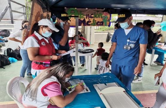 1.100 niños en condiciones de vulnerabilidad participaron en jornada médica y actividades de recreación, en Leticia, Amazonas