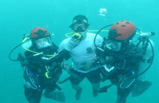 Armada de Colombia lidera ejercicios de atención humanitaria en Cartagena