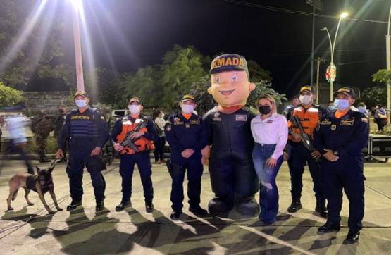 Armada y Ejército participaron en lanzamiento del plan de seguridad vial y convivencia ciudadana en Santa Marta