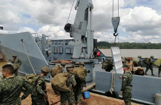 Más de 8.000 hombres desplegados en el área de responsabilidad de la Armada de Colombia para jornada electoral