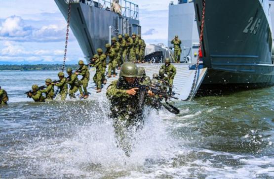 Armada de Colombia realiza ejercicio de soberanía en el Pacífico colombiano