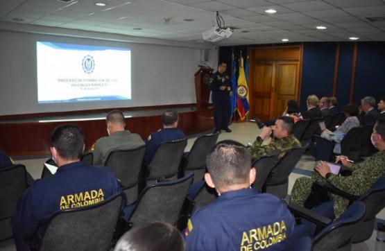 Delegación de la OTAN visitó la Escuela Naval para conocer las capacidades de la Armada de Colombia 