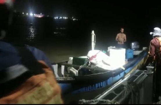  Rescatados tres pescadores colombianos que se encontraban a la deriva en La Guajira