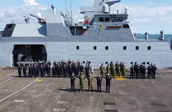 Zarpó la patrullera Oceánica ARC 7 de agosto para participar en operaciones internacionales Unitas LXII