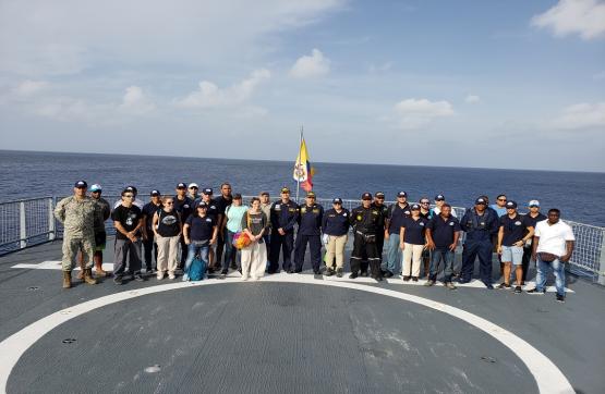 Armada reafirma su compromiso con la reserva de biosfera seaflower en el Día Internacional de los Océanos