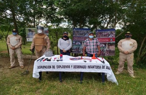 Armada de Colombia entrega tres nuevas áreas libres de sospecha de minas en los Montes de María