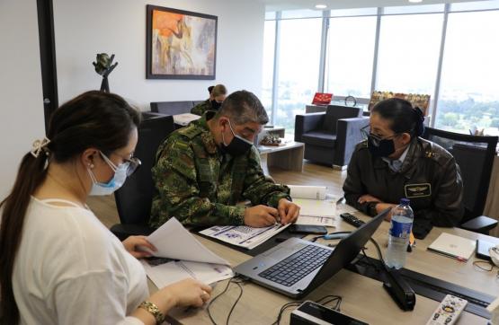 Comité técnico COVID-19 revisó avances en el manejo de la pandemia en las Fuerzas Militares y Policía 