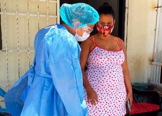Con visitas domiciliarias, sanidad militar, en el César, vela por madres gestantes 