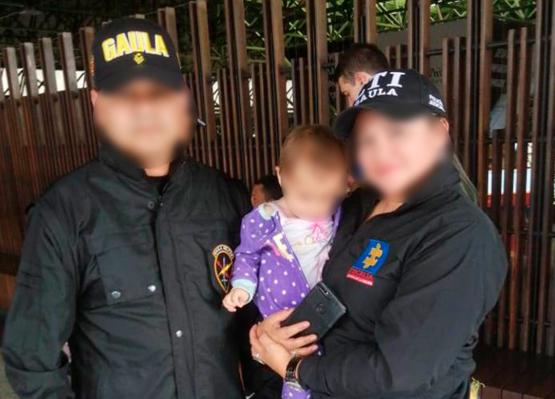 Gaula Militar Cundinamarca rescató a una menor de ocho meses   
