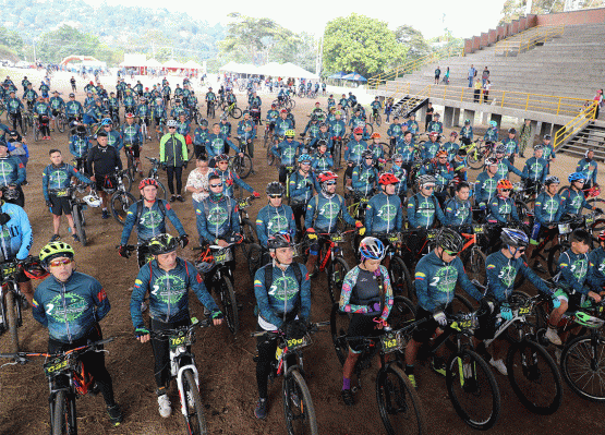 Deportistas pedalearon por nuestros héroes en la provincia del Sumapaz