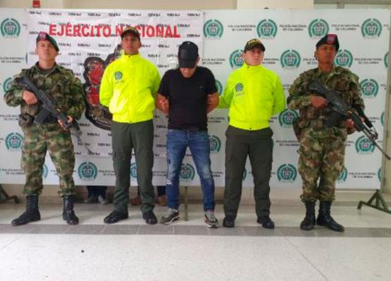 Ejército Nacional captura en Popayán a alias Motorola, integrante del GAO ELN