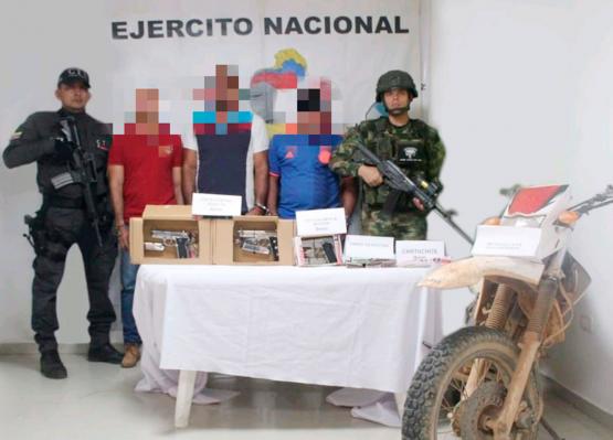 Capturados tres sujetos al parecer integrantes de la comisión de finanzas del Eln