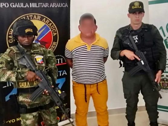 Capturado sujeto señalado de ser alias Pollo, en Arauquita, Arauca