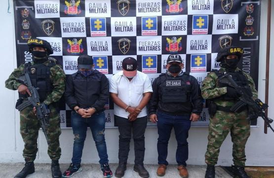 Capturados dos presuntos integrantes del GAO-r estructura 10, en Casanare