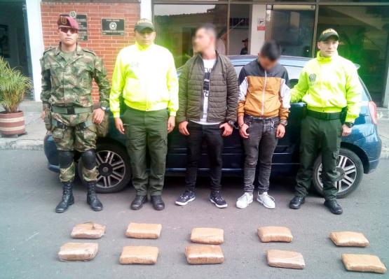Ejército Nacional desarticuló banda que comercializaba estupefacientes en Bogotá