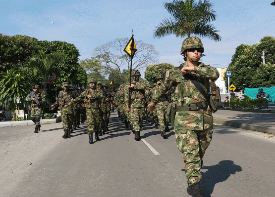 Héroes Bicentenarios conmemoraron el día del Ejército Nacional en territorio araucano