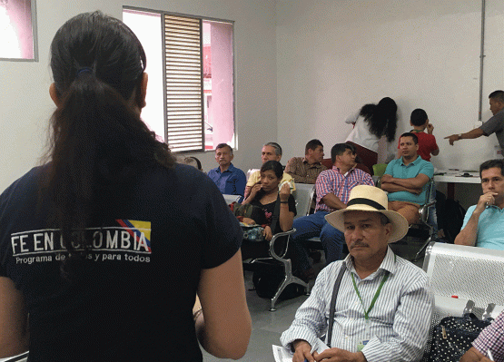 Fe en Colombia y Unidad Nacional Agropecuaria fortalecen asociaciones campesinas del Tolima