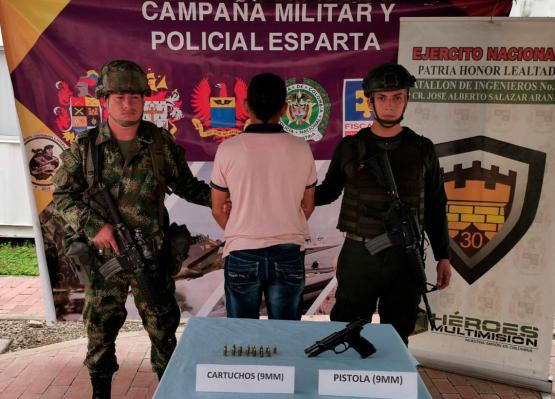 En Norte de Santander son capturados presuntos integrantes del Grupo Armado Organizado residual 