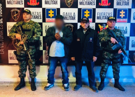El Gaula Militar Cundinamarca capturó en Bogotá a alías 'El Perro'