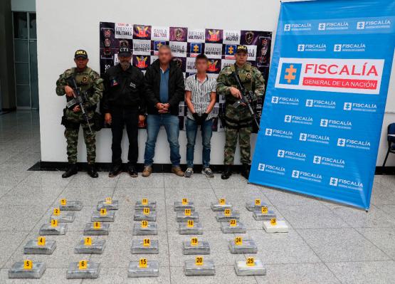 Ejército Nacional capturó a dos sujetos por tráfico de estupefacientes en Bogotá