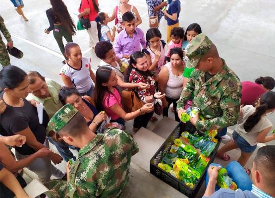 Ejército llegó a Curití con una Jornada de Apoyo al desarrollo en beneficio de la comunidad