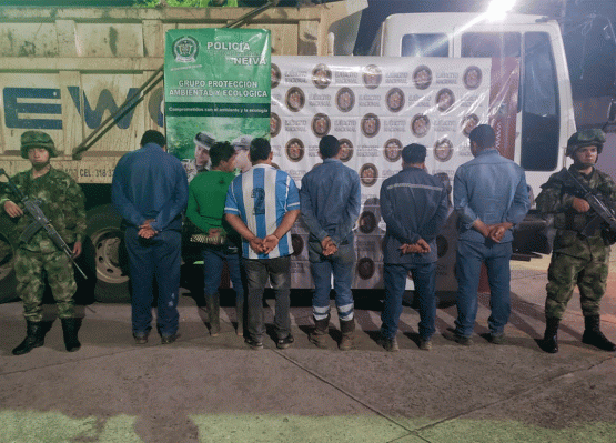 Seis capturas y la incautación de elementos, resultado de Operación Artemisa en el Huila